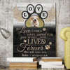 Pet Memorial Dog If Love Could Have Saved You Personalized Canvas