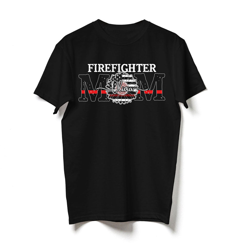 Proud Firefighter Mom Meaningful Personalized Shirt