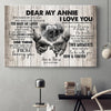 Personalized Image Gift For Him For Her Now And Forever Horizontal Canvas