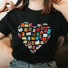 Reading Book Lovers Librarian Funny Shirt