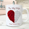 Valentine&#39;s Day Wife You Make Me Forget All My Worries Romantic Mug