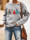 Christmas Leopard Polka Dot Tree Sweatshirt