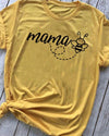 Mama bee graphic tee for mom