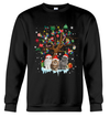 Moewy Christmas Sweatshirt, Merry Christmas Shirt, Gift For Cat Lover, Christmas Gift