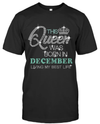 Queen Was Born In December Tshirt, Birthday Gifts, Gifts For Friends, Gift For December&#39;s Girl, Woman Shirt, Plus Size Shirt