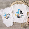 Sibling Brother Sister Big Little Funny Matching Youth Shirt