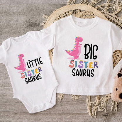 Sibling Brother Sister Big Little Funny Matching Youth Shirt