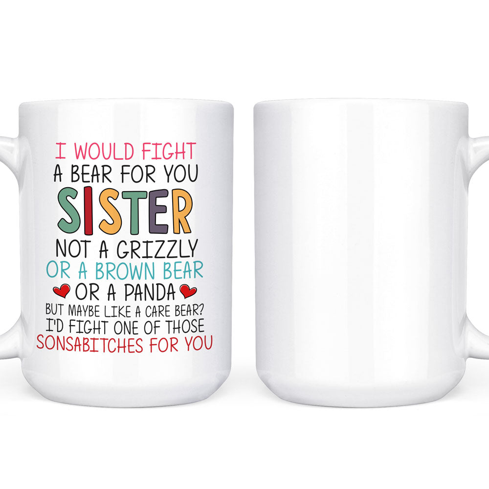 77234-Best Friends Bestie Ride Die Funny Personalized Mug H0