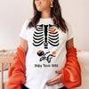 Skeleton Maternity Halloween Mom To Be Pregnant Personalized Shirt