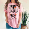 Skeleton Maternity Halloween Mom To Be Pregnant Personalized Shirt