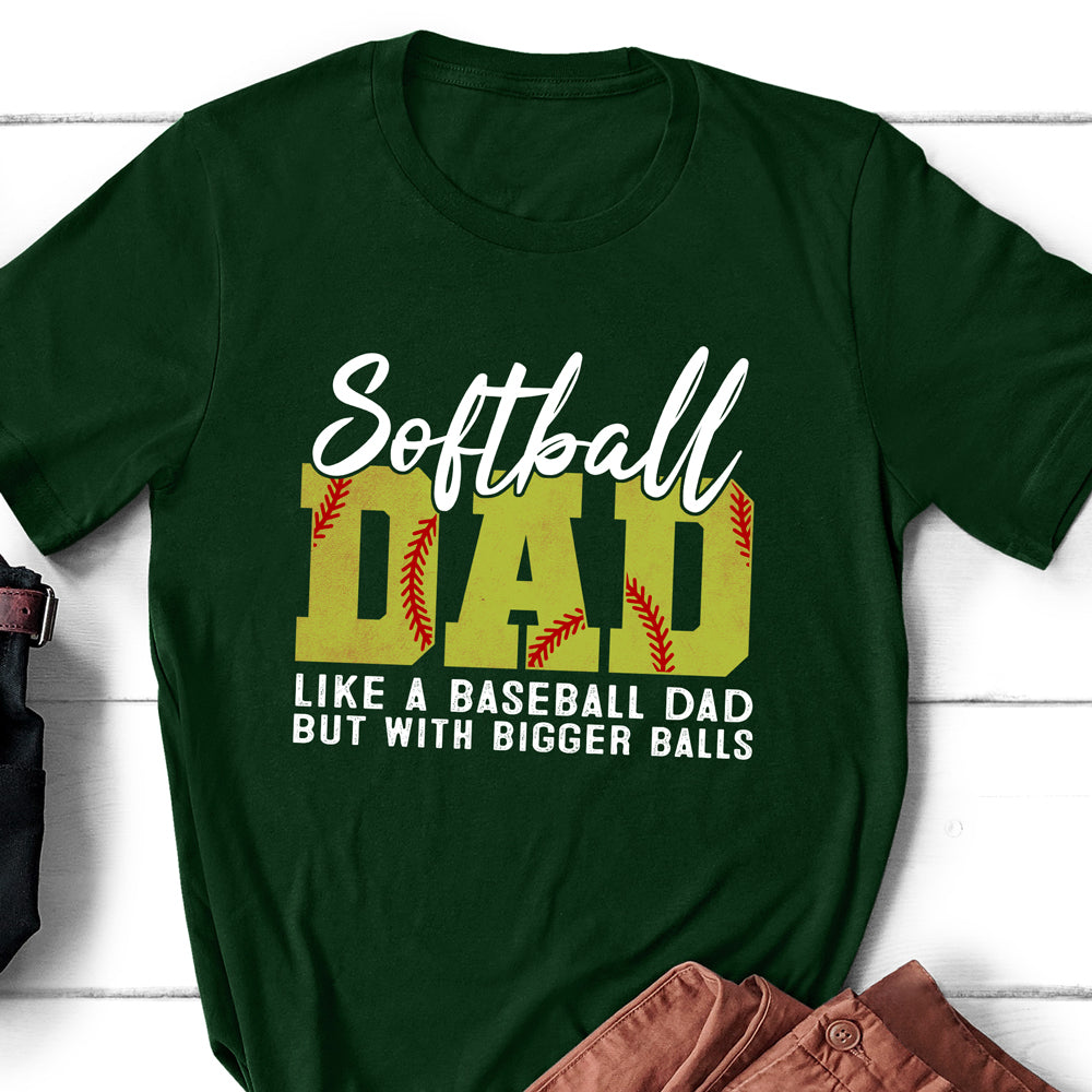 All Star Softball Dad Shirt, Short Sleeve Softball Shirt
