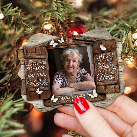 Someone We Love In Heaven Ornament Personalized Family Memorial Gift