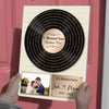 Song Lyrics Wedding Anniversary Custom Vinyl Records Canvas