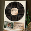 Song Lyrics Wedding Anniversary Custom Vinyl Records Canvas