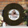 Song Lyrics Wedding Anniversary Vinyl Records Personalized Wooden Sign