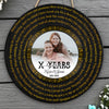 Song Lyrics Wedding Anniversary Vinyl Records Personalized Wooden Sign