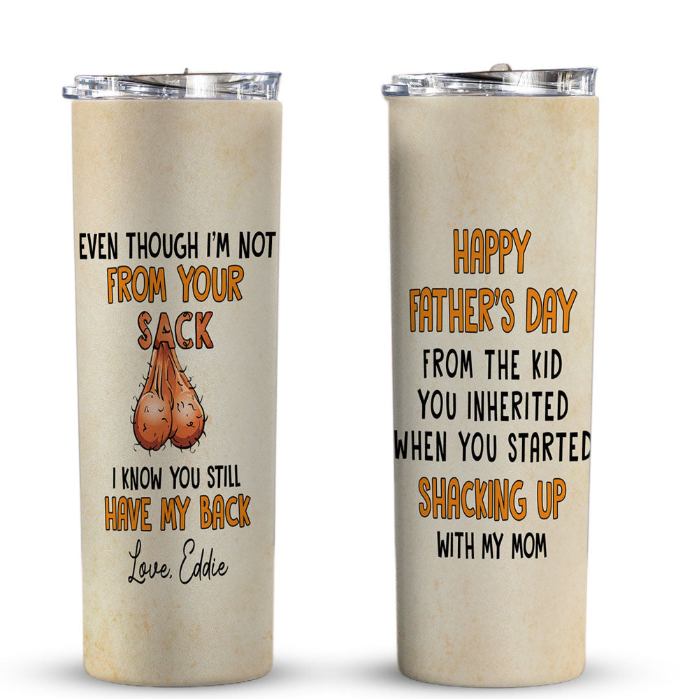 Stepdad Custom Tumbler Happy Father's Day To My Amazing Step Dad