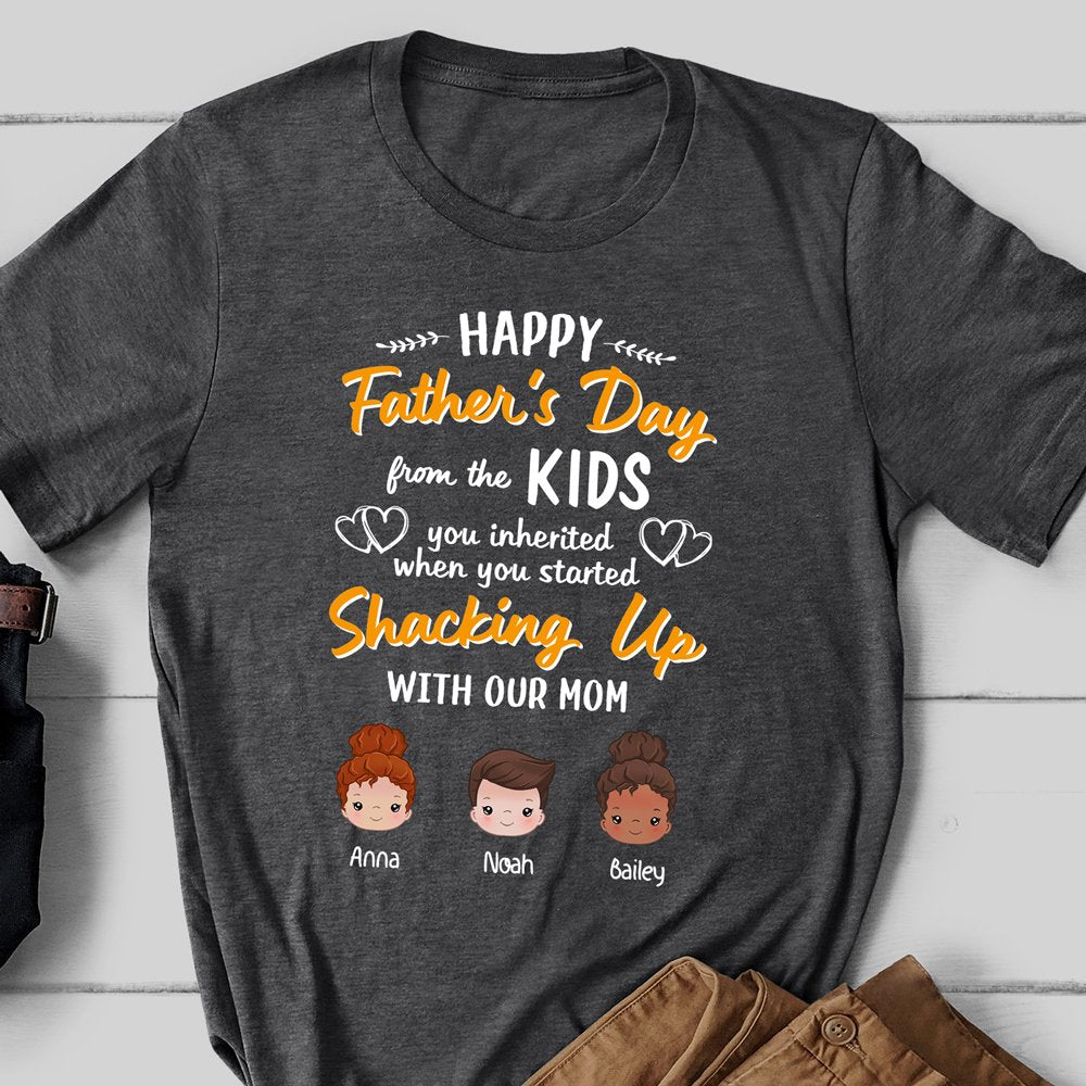 Stepdad Funny Bonus Dad Father's Day From The Kids Personalized Shirt