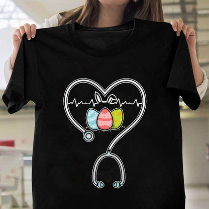 Stethoscope nurse easter shirt