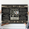 Sympathy In Loving Memory Of Husband Wife Memorial Personalized Canvas