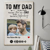 Personalized Gift For Dad You Are A Super Hero Best Dad Ever Poster