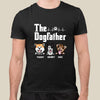 The Dogfather Dog Dad Vintage Dog Lover Personalized Shirt