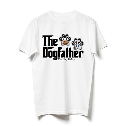The Dogfather Dog Dad Photo Dog Lover Personalized Shirt
