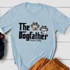 The Dogfather Dog Dad Photo Dog Lover Personalized Shirt