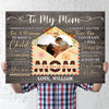 Mom And Son Not Easy To Raise A Child Meaningful Personalized Canvas