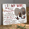 To My Wife The Day I Met You Wedding Anniversary Personalized Canvas