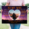 To My Wife When I Say Love You Wedding Anniversary Personalized Canvas