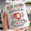 Dear Mommy 6 Red This Mother&#39;s Day Baby&#39;s Name Personalized Mug