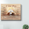 Personalized In Loving Memory Angel Dog Memorial Canvas