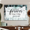 Personalized Family Bedroom Canvas We Decided On Forever Gift For Couple Canvas