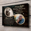 Wedding Anniversary For Parents From Daughter Son Personalized Canvas