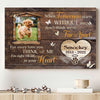 When Tomorrow Starts Without Me Loss Pet Memorial Personalized Canvas