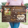 When Tomorrow Starts Without Me Loss Pet Memorial Personalized Canvas