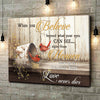 50307-When You Believe Beyond What Your Eyes Can See Memorial Canvas H0