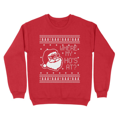 Where���s My Ho At Funny Matching Sweatshirt For Couple