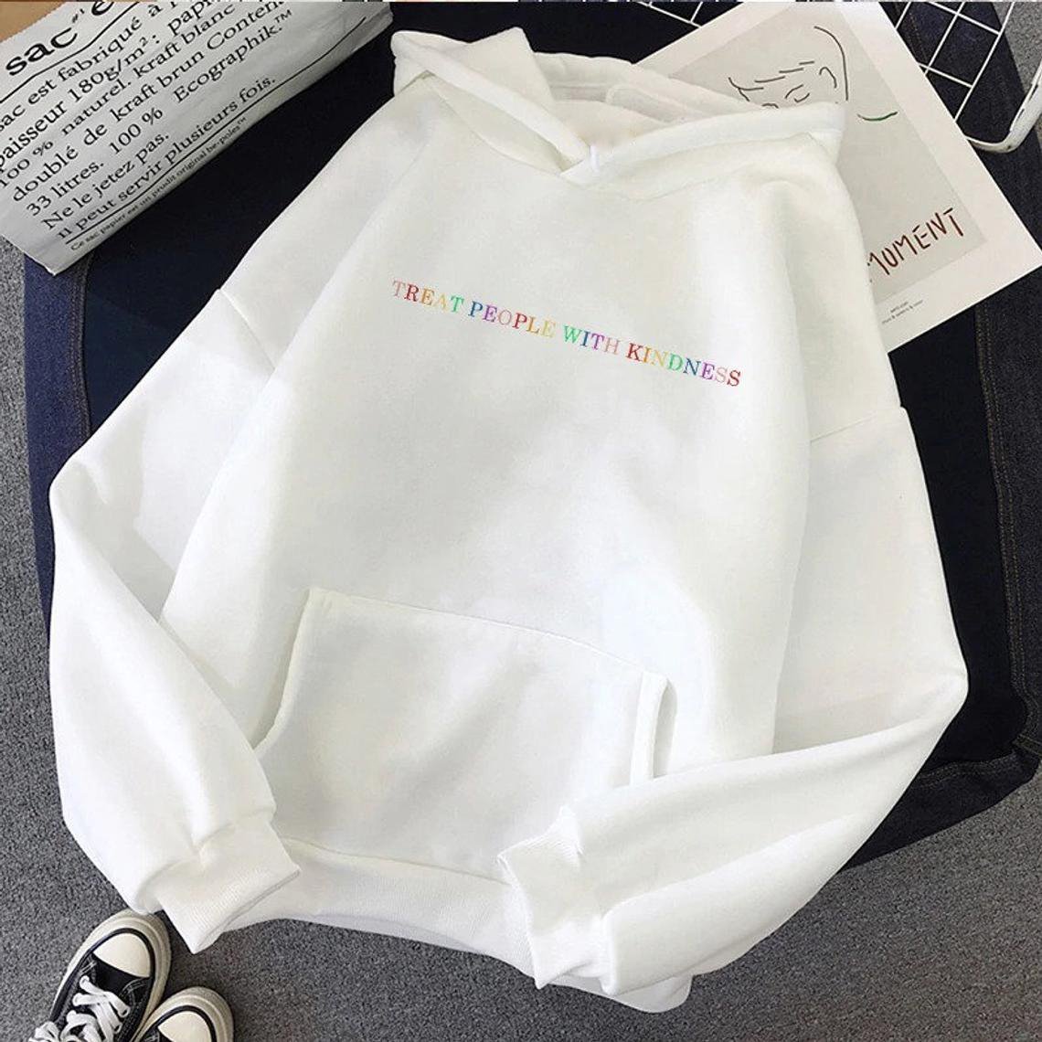 Blue Tpwk Hoodie Treat People With Kindness Rainbow Sweatshirt Hoodie