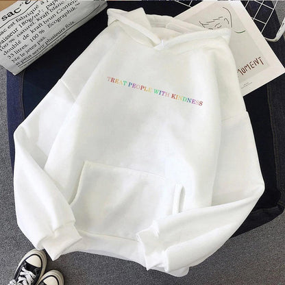 Blue Tpwk Hoodie Treat People With Kindness Rainbow Sweatshirt Hoodie