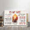 Wife I Love You With All I Am Anniversary Personalized Canvas