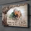 Wife Husband A Life We Loved 20th Anniversary Personalized Canvas