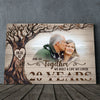 Wife Husband A Life We Loved 20th Anniversary Personalized Canvas