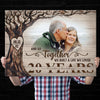 Wife Husband A Life We Loved 20th Anniversary Personalized Canvas