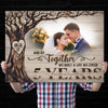 Wife Husband A Life We Loved 5th Anniversary Personalized Canvas