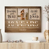 Wife Husband Couple 10 Years Together Personalized Canvas