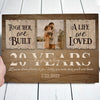 Wife Husband Couple 20 Years Together Personalized Canvas