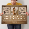 Wife Husband Couple 20 Years Together Personalized Canvas