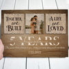 Wife Husband Couple 5 Years Together Anniversary Personalized Canvas